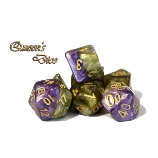 Sale Halfsies Dice: "Queen's" GKG H550 - Miniature Marvels: Airplane Models & Painted Dice Dice