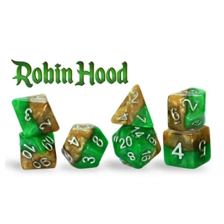 Best Sale Halfsies Dice: "Robin Hood" GKG H20 - Miniature Marvels: Airplane Models & Painted Dice Dice