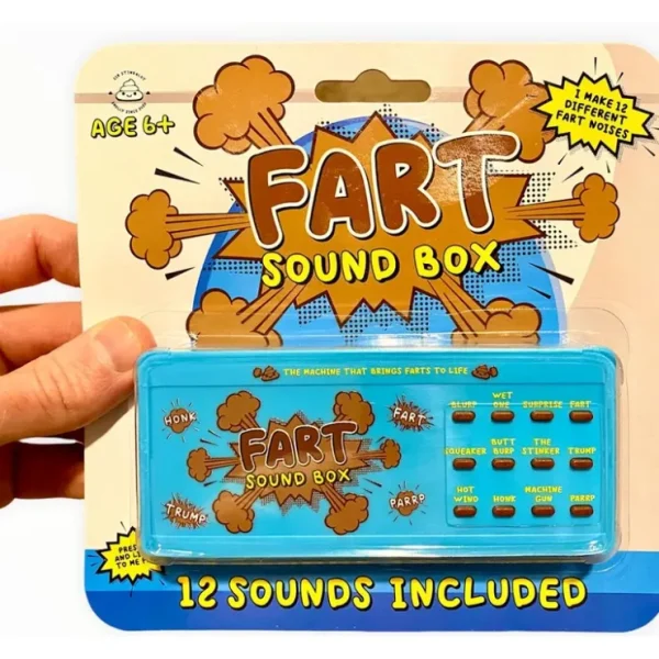 Flash Sale Handheld Fart Machine Sound Box - 12 TOTAL Fart Sounds - Gag Prank Joke Gift Toy - Miniature Marvels: Airplane Models & Painted Dice Egpull