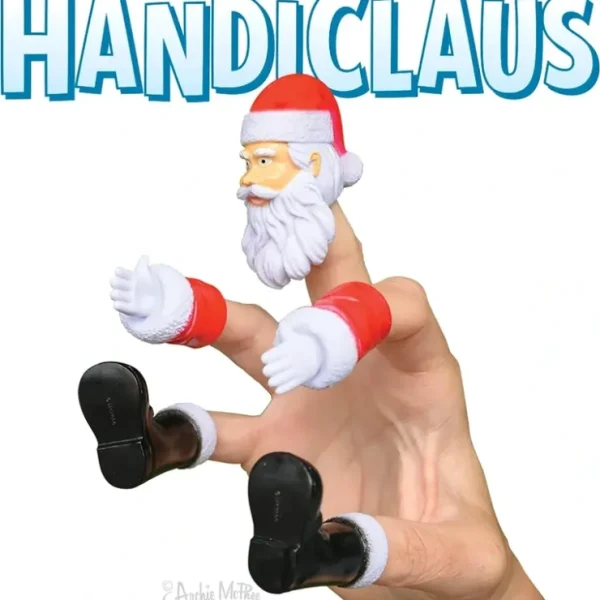 Flash Sale HANDICLAUS - Santa Claus Tiny Hands Puppet Christmas Holiday Toy - Archie McPhee - Miniature Marvels: Airplane Models & Painted Dice Egpull