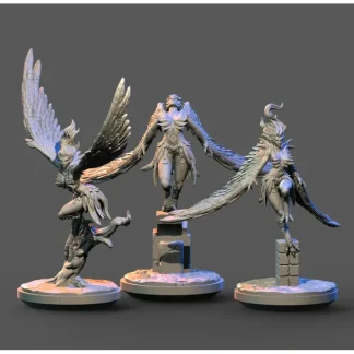 Online Harpies Bundle - Miniature Marvels: Airplane Models & Painted Dice Miniature