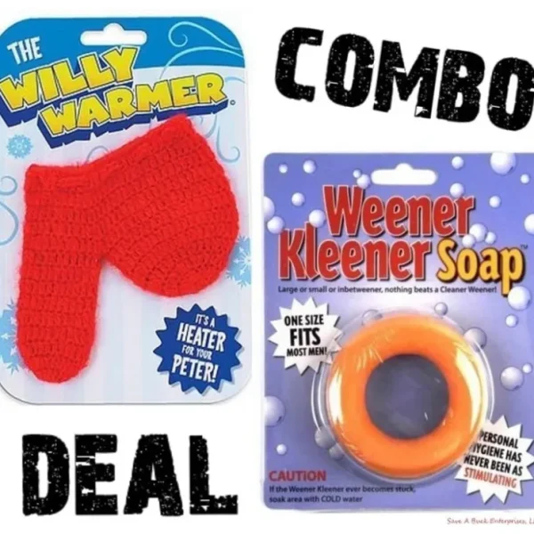 Outlet Heater For your Peter Willy Warmer Sock + Weener Weiner Cleaner Soap ~ GAG COMBO - Miniature Marvels: Airplane Models & Painted Dice Egpull