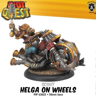 Helga on Wheels: Riot Quest - Scout PIP 63023 - Miniature Marvels: Airplane Models & Painted Dice* Miniature