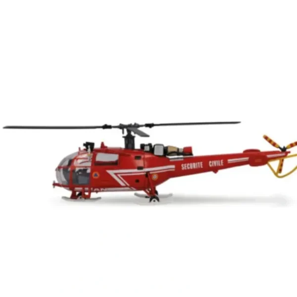 Herpa 580847 1:72 Scurit Civile Sud Aviation SA 316 Alouette III F-ZBAN - Miniature Marvels: Airplane Models & Painted Dice* Airplane Model