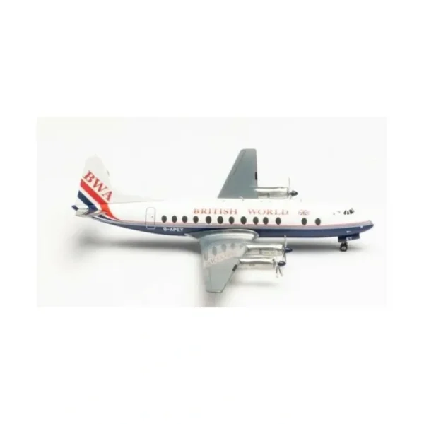 Herpa HE571463 1:200 British World Vickers Viscount 800 - Miniature Marvels: Airplane Models & Painted Dice* Airplane Model