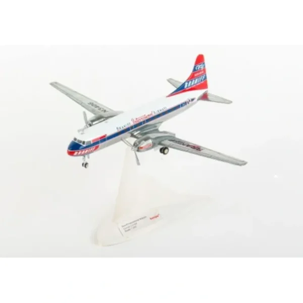 Herpa Wings 559621 1:200 Braniff International CV-340 - Miniature Marvels: Airplane Models & Painted Dice* Airplane Model