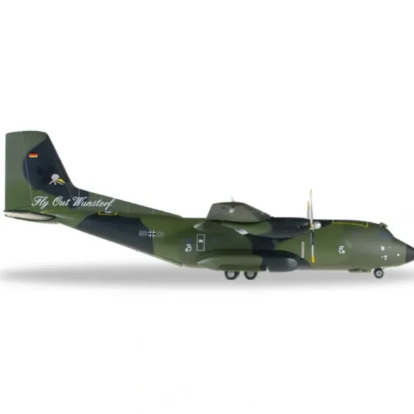 Herpa Wings 557849 1:200 German Air Force C-160 - Miniature Marvels: Airplane Models & Painted Dice* Airplane Model