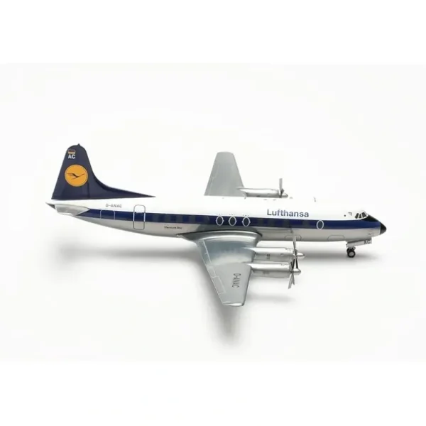 Herpa Wings 572255 1:200 Lufthansa Viscount 814 - Miniature Marvels: Airplane Models & Painted Dice* Airplane Model