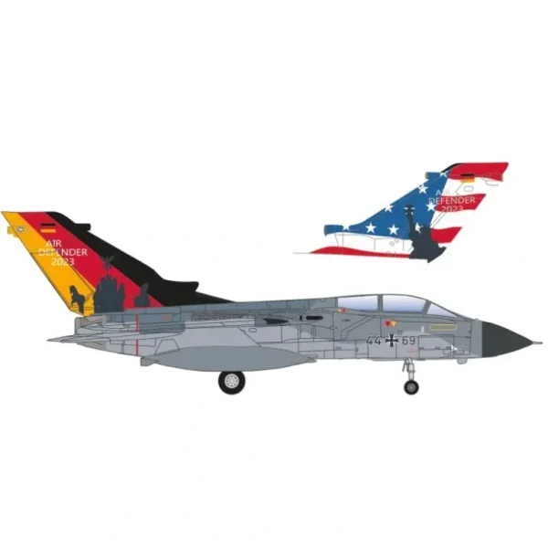 Herpa Wings 573085 1:200 Luftwaffe Panavia Tornado IDS - TaktLwG 51 "Immelmann", Schleswig "Air Defender 2023" - Miniature Marvels: Airplane Models & Painted Dice* Airplane Model