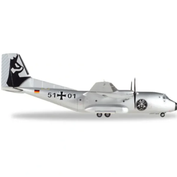 Herpa Wings 558655 1:200 Luftwaffe Transall C-160 - Miniature Marvels: Airplane Models & Painted Dice* Airplane Model