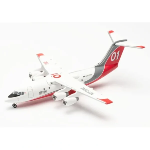 Herpa Wings 572835 1:200 Neptune Aviation BAE 146-200 - Miniature Marvels: Airplane Models & Painted Dice* Airplane Model