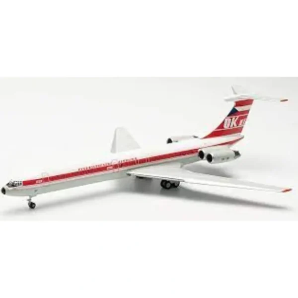 Herpa Wings 572316 CSA Czechoslovak Airlines Ilyushin IL-62M - Miniature Marvels: Airplane Models & Painted Dice* Airplane Model