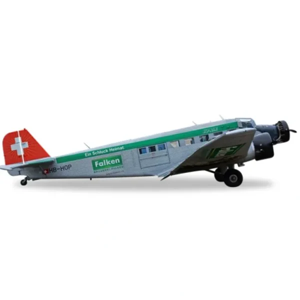 Herpa Wings 019347-001 Falken Beer Junker Ju-52 Reg# HB-HOP - Miniature Marvels: Airplane Models & Painted Dice* Airplane Model