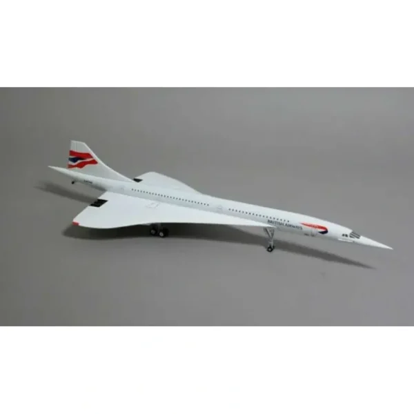 HG8843AA HOGAN BRITISH AIRWAYS CONCORDE TAIL #G-BOAA - Miniature Marvels: Airplane Models & Painted Dice* Airplane Model