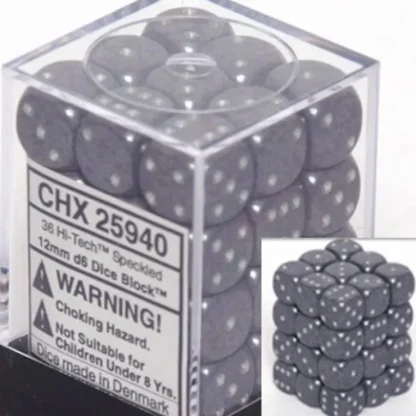 Cheap Hi-Tech: Speckled 36d6 12mm Dice Block CHX 25940 - Miniature Marvels: Airplane Models & Painted Dice Dice