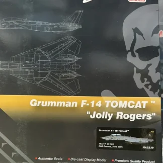 Hobby Master Grumman F-14 Tomcat Jolly Rogers 1:72 HA5239 - Miniature Marvels: Airplane Models & Painted Dice* Airplane Model