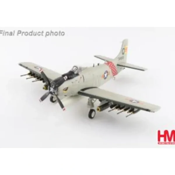 Hobby Master HA2921 1:72 A-1H Skyraider 1st FS, NVAF 1963 - Miniature Marvels: Airplane Models & Painted Dice* Airplane Model
