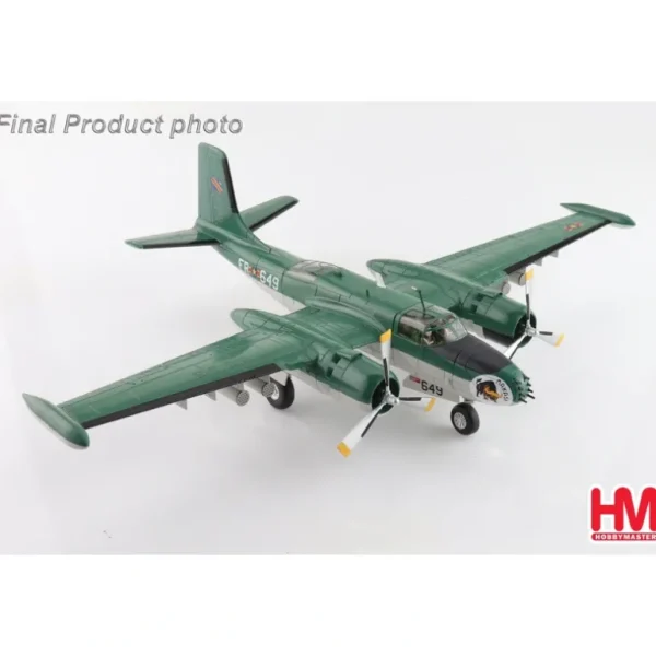 Hobby Master HA3228 1:72 B-26K Congolese Air Force Brazzaville, 1965 - Miniature Marvels: Airplane Models & Painted Dice* Airplane Model