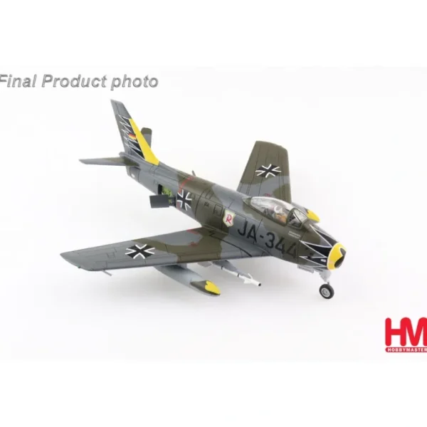 Hobby Master HA4319 1:72 Canadair Sabre Mk.6 JA-344 - Miniature Marvels: Airplane Models & Painted Dice* Airplane Model