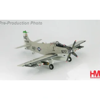 Hobby Master HA2903 1:72 Douglas A-1H Skyraider 39768, VA-25, USS Midway, The Fist of the Fleet, 1964 - Miniature Marvels: Airplane Models & Painted Dice* Airplane Model