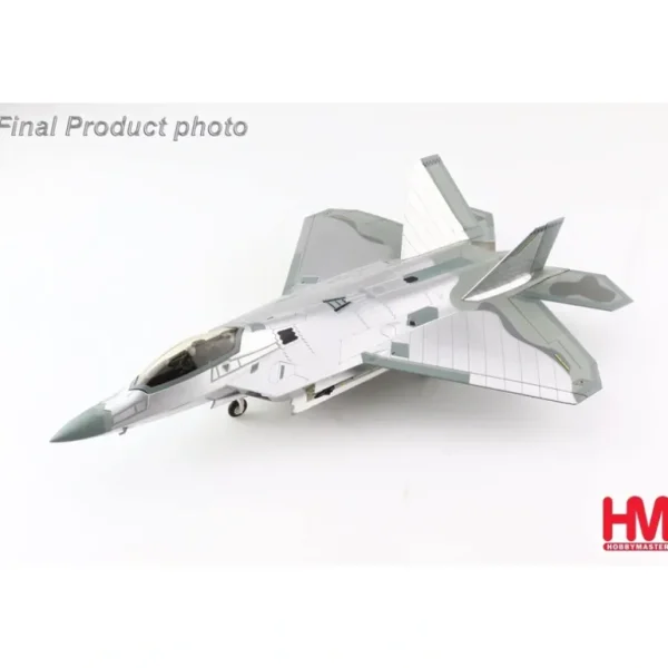 Hobby Master HA2823 1:72 F-22A Raptor "Mirror Coating" - Miniature Marvels: Airplane Models & Painted Dice* Airplane Model