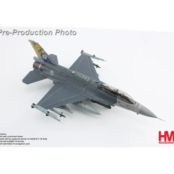 Hobby Master HA38026 1:72 F-16D RSAF "Exercise Hot Shot" - Miniature Marvels: Airplane Models & Painted Dice* Airplane Model