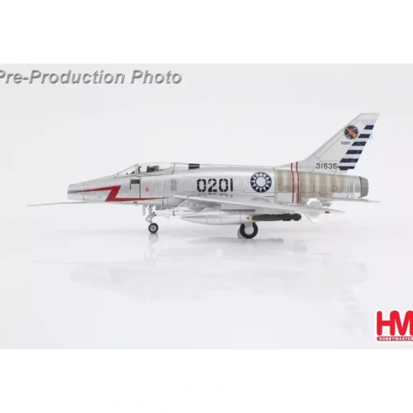 Hobby Master HA2125 1:72 F-100D Super Sabre 020/51-1535, 41st Sqn., ROCAF - Miniature Marvels: Airplane Models & Painted Dice* Airplane Model