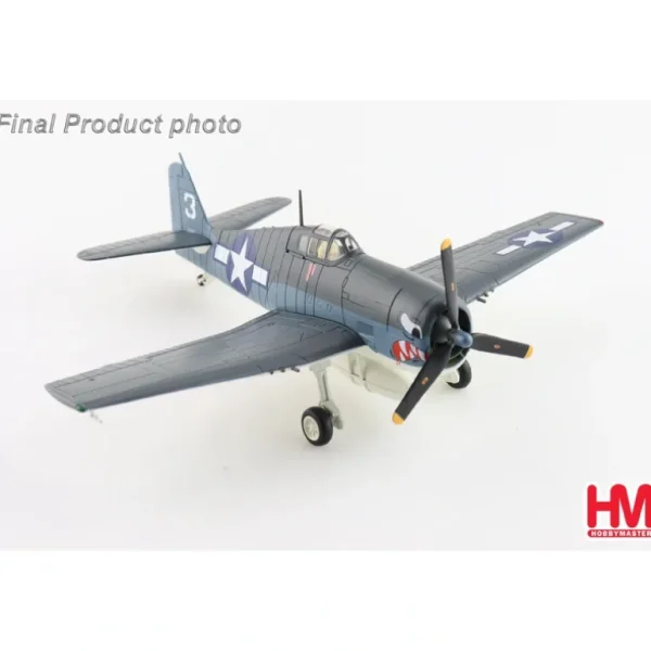 Hobby Master HA1119 1:72 F6F-3 Hellcat Ens. Gordon Arthur Stanley, VF-27, USS Princeton, Oct 1944 - Miniature Marvels: Airplane Models & Painted Dice* Airplane Model