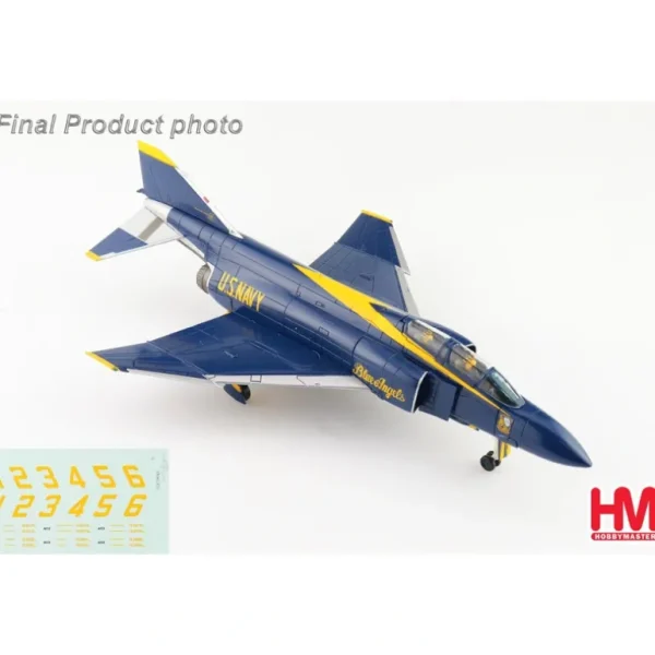 Hobby Master HA19045 1:72 F-4J Blue Angels - Miniature Marvels: Airplane Models & Painted Dice* Airplane Model
