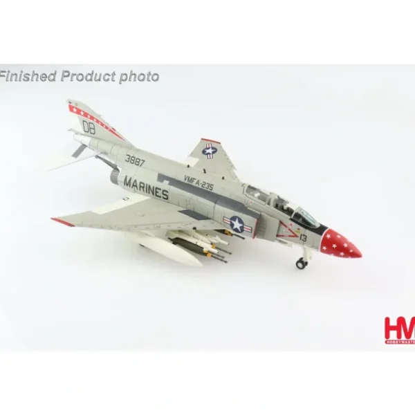 Hobby Master HA19024 1:72 F-4J Phantom II - Miniature Marvels: Airplane Models & Painted Dice* Airplane Model