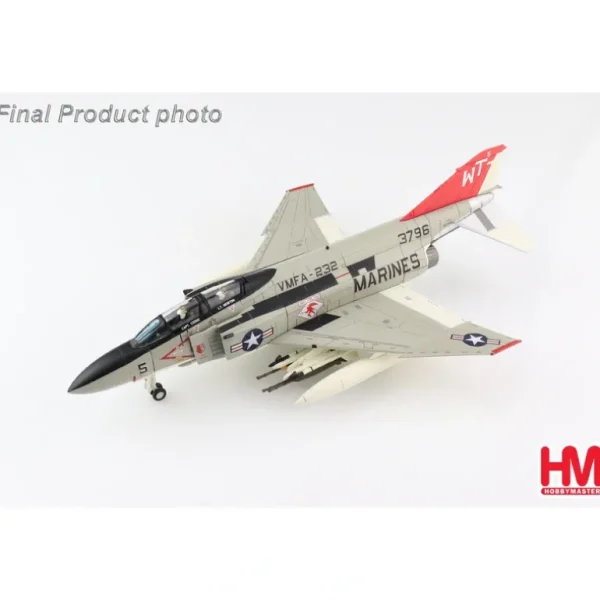 Hobby Master HA19037 1:72 F-4J Phantom II "Red Devils" - Miniature Marvels: Airplane Models & Painted Dice* Airplane Model