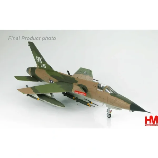 Hobby Master HA2504 1:72 Republic F-105D Thunderchief, Old Crow II (Bud Anderson) - Miniature Marvels: Airplane Models & Painted Dice* Airplane Model