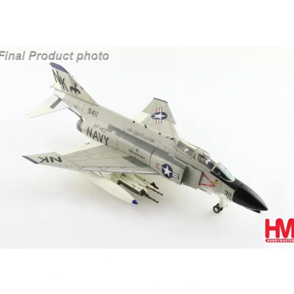 Hobby Master HA19051 1:72 US Navy F-4B Phantom II VF-143 Pukin Dogs, NK311, USS Constellation, Vietnam, 1967 - Miniature Marvels: Airplane Models & Painted Dice* Airplane Model