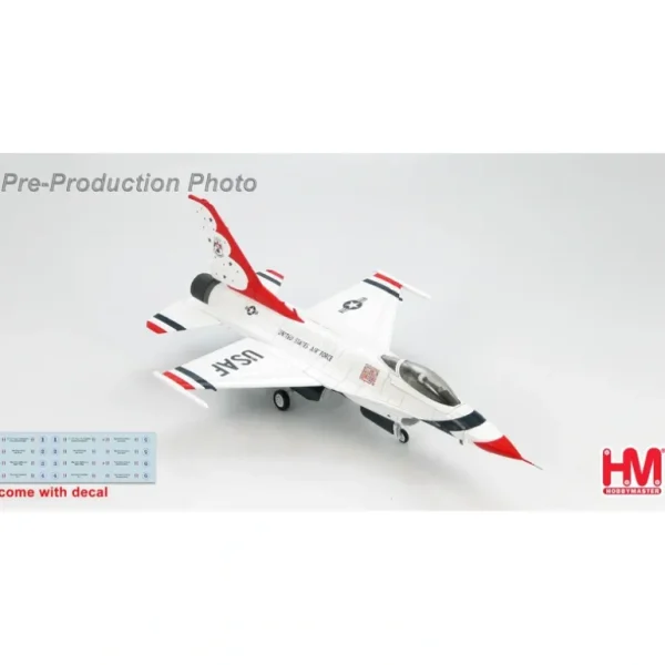 Hobby Master HA3815B 1:72 F-16C "Thunderbirds" W/Decals - Miniature Marvels: Airplane Models & Painted Dice* Airplane Model