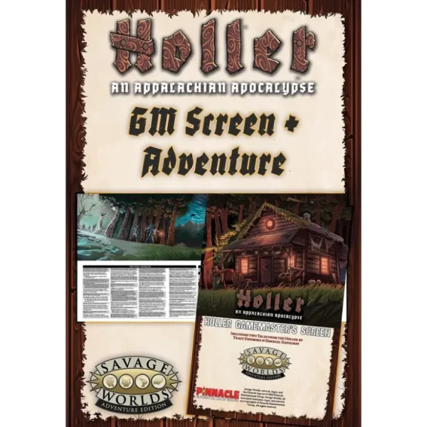 Cheap Holler: An Appalachian Apocalypse GM Screen & Adventure S2P 11602 - Miniature Marvels: Airplane Models & Painted Dice Role-playing Game