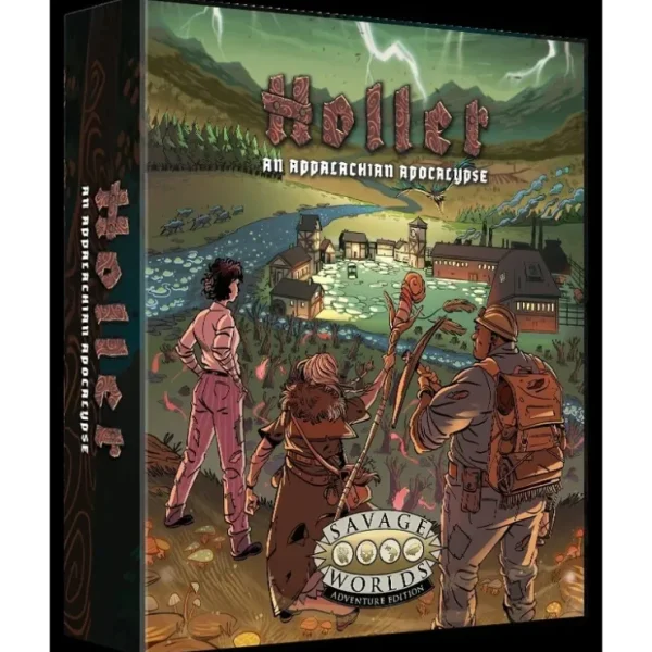 Cheap Holler: An Appalachian Apocalypse Boxed Set S2P 11600 - Miniature Marvels: Airplane Models & Painted Dice Role-playing Game