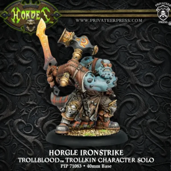 Cheap Horgle Ironstrike: Trollbloods - Solo PIP 71083 - Miniature Marvels: Airplane Models & Painted Dice Miniature