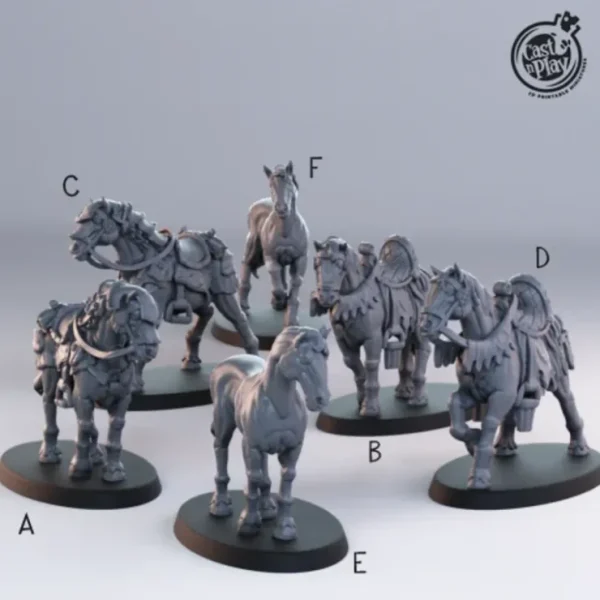 Best Sale Horses - Miniature Marvels: Airplane Models & Painted Dice Miniature