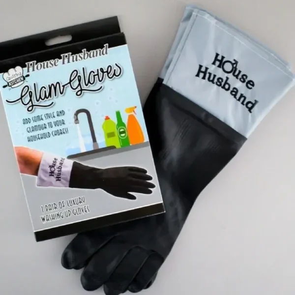 Flash Sale HOUSE HUSBAND MANLY Luxury Glam Latex Gloves Household Washing Cleaning Kitchen - Miniature Marvels: Airplane Models & Painted Dice Egpull