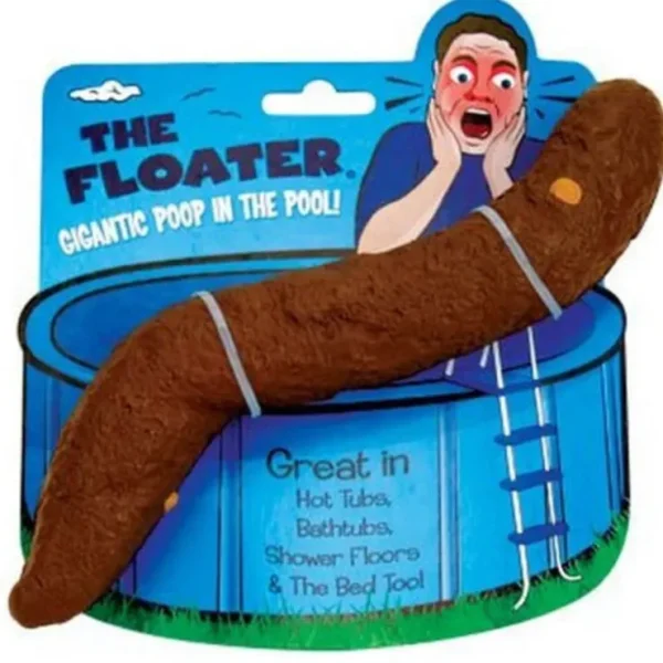 Sale 1 Huge 10 inch Floating Poop - Fake Turd for Pool Hot Tub - Gag Gift Joke Prank - Miniature Marvels: Airplane Models & Painted Dice Egpull