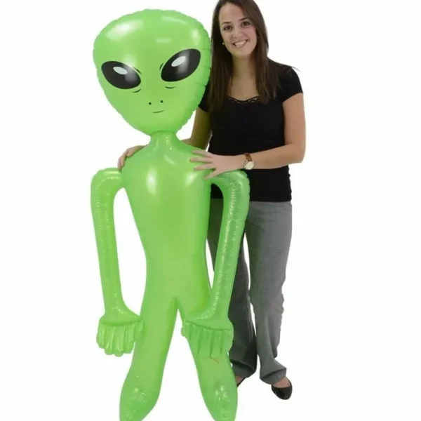 Best Sale Huge 72" inch Green Alien Inflatable - 6 Foot Blow Up Prop Birthday Party Gift - Miniature Marvels: Airplane Models & Painted Dice Egpull