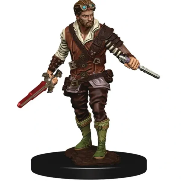 Best Human Rogue Male: Premium Figures - D&D Icons of the Realms WZK 93022 - Miniature Marvels: Airplane Models & Painted Dice Miniature