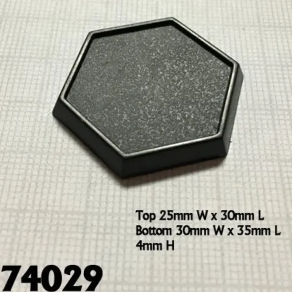 1 Inch Hex Plastic Gaming Base (20) RPR 74029 - Miniature Marvels: Airplane Models & Painted Dice* Shop All