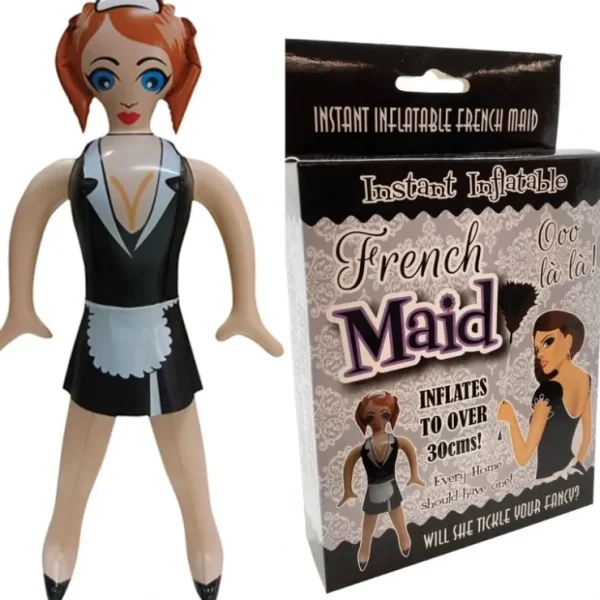 Cheap Inflatable Blow Up French Maid - Every Man needs! ~ Funny Gag Joke Novelty Gift - Miniature Marvels: Airplane Models & Painted Dice Egpull