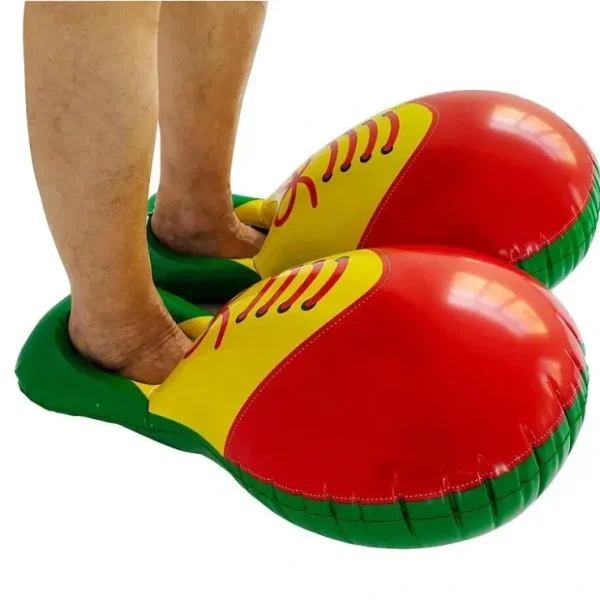 Shop INFLATABLE CLOWN SHOES - Pefect for clowing around in! Circus Costume Prop Gag - Miniature Marvels: Airplane Models & Painted Dice Egpull