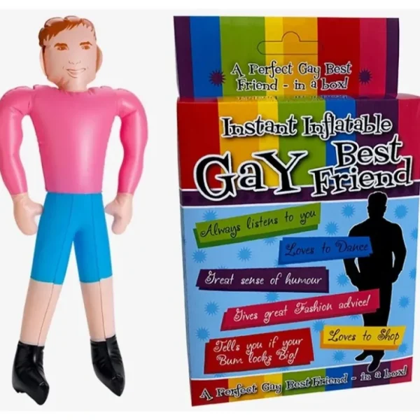 Outlet INFLATABLE GAY BEST FRIEND Blow Up Doll - Pride LGBT Inflate Gift Man in a Box! - Miniature Marvels: Airplane Models & Painted Dice Egpull