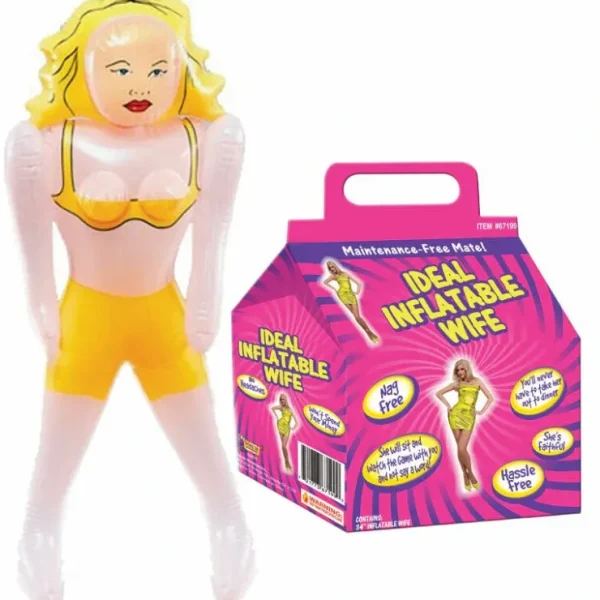 Shop Inflatable Wife Bachelor Party Gag Gift - Nag Free & Faithful Toy Blow Up Doll - Miniature Marvels: Airplane Models & Painted Dice Egpull