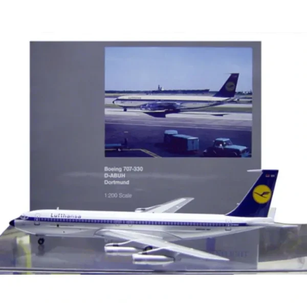 *InFlight IF70017 1:200 Lufthansa Boeing 707-330 - Miniature Marvels: Airplane Models & Painted Dice* Airplane Model