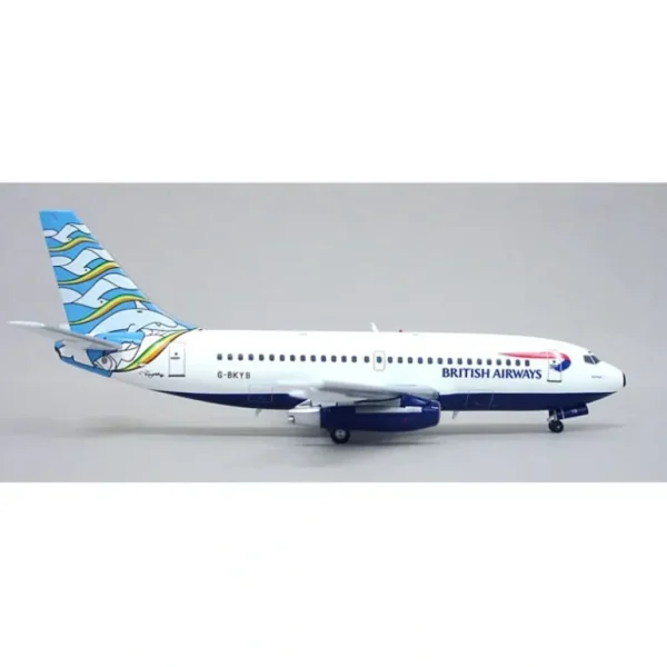 *Inflight IF7321111A 1:200 British Airways Boeing 737-200 "Blue Poole" - Miniature Marvels: Airplane Models & Painted Dice* Airplane Model