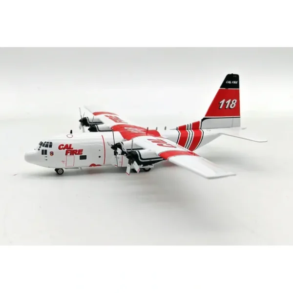 *InFlight200 IF130CALF118 Cal Fire Lockheed HC-130H Hercules (L-382) N118Z - Miniature Marvels: Airplane Models & Painted Dice* Airplane Model